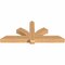 Ekena Millwork Redmond Smooth Timber Gable Bracket, Western Red Cedar, 72"W x 30"H x 5 1/2"D x 5 1/2"F, 10/12 Pitch GBW072X30X0606RED00SWR - alternate 4